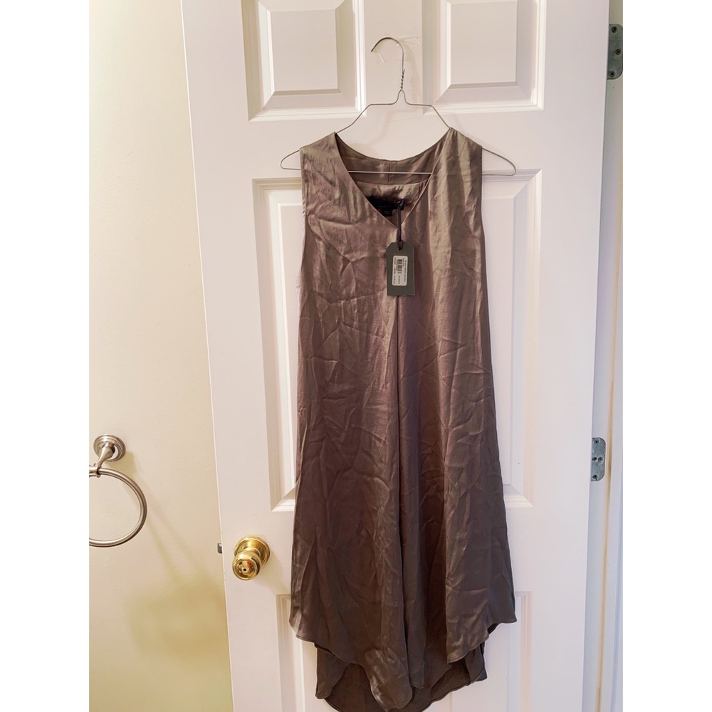 Allsaints Blaze Dress Steel Grey